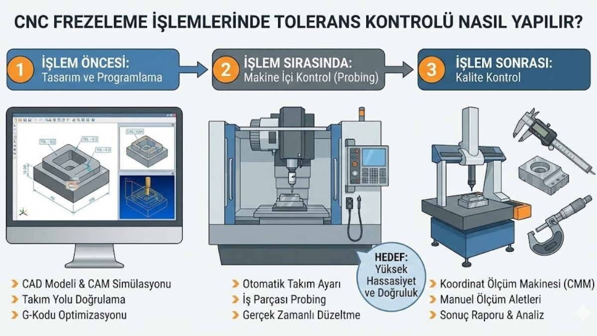 Eskişehir'de CNC Torna İşlemlerinde Dikkat Edilmesi Gerekenler