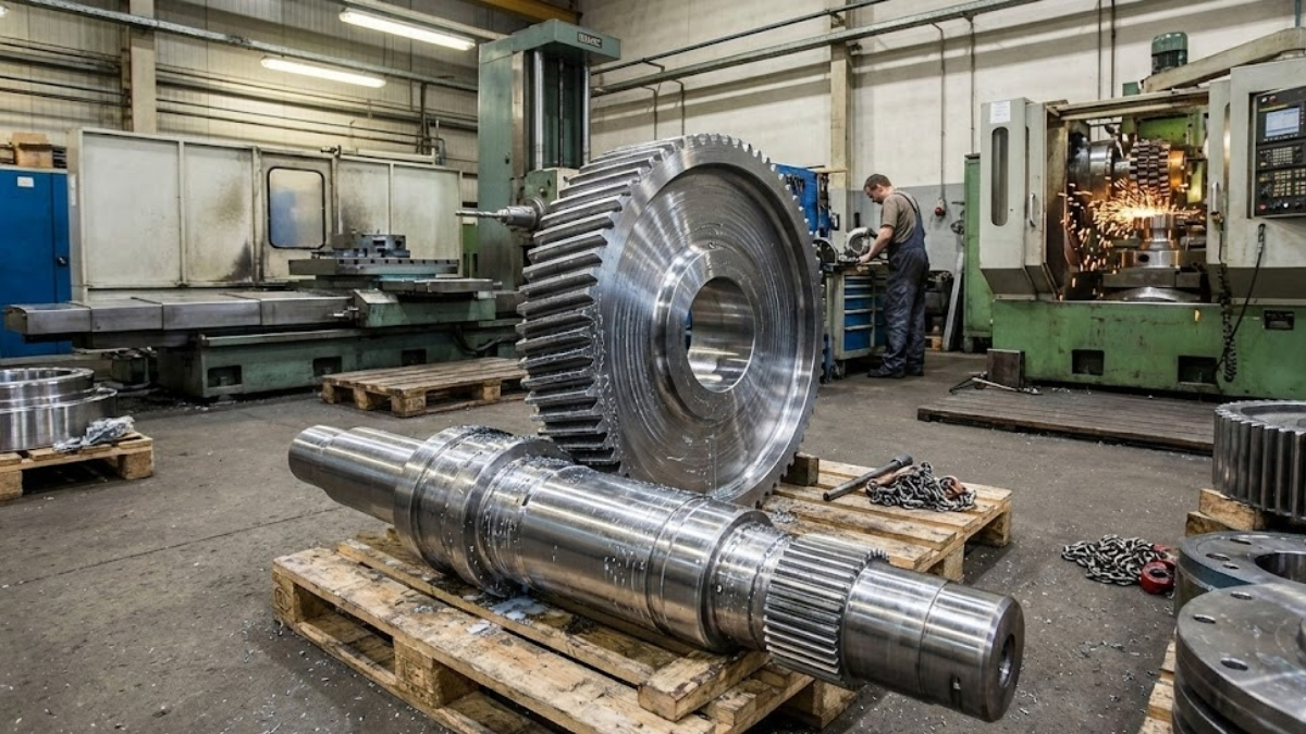 Sanayi Makineleri İçin Özel Dişli ve Şaft İmalatı Süreçleri